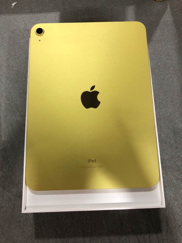 Photo 3 of Apple iPad (10th Generation) Wi-Fi 256GB - Yellow with AppleCare+ (2 Years) WiFi 256GB Yellow With AppleCare+ (2 Years)