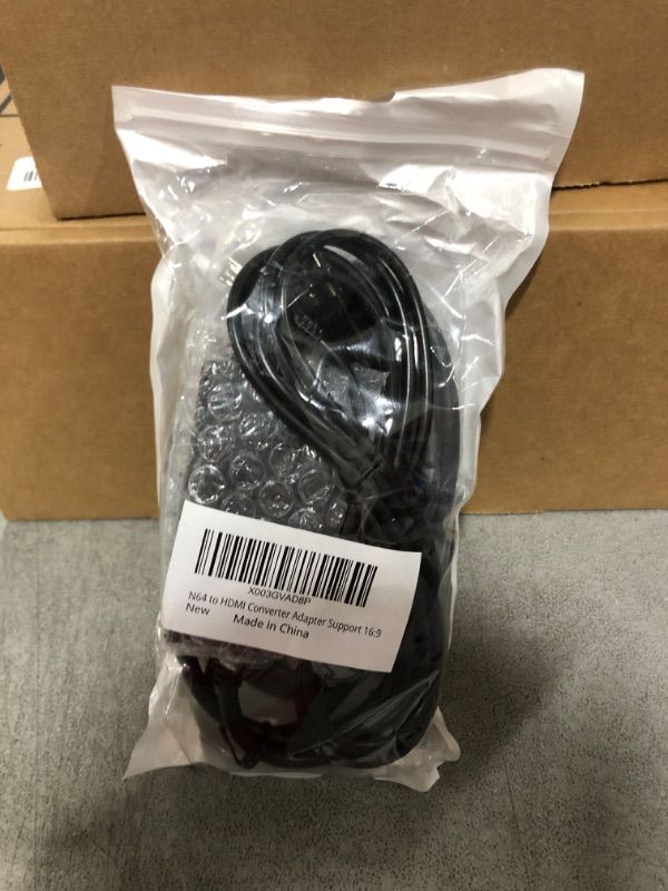 Photo 1 of Xahpower N64 to HDMI Adapter Converter, HDMI Link Cable Support 16:9/4:3 and HD 1080P Display for Nintendo N64 /SNES/NGC/SFC?Plug and Play?