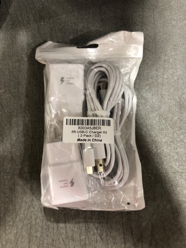 Photo 2 of Samsung Charger Fast Charging Cord 6ft with USB Wall Charger Block for Samsung Galaxy S10/S10e/S10 Plus/S9/S9 Plus/S8/S8 Plus/Note 20/Note 10/Note 9/Note 8/S20 S21 S22 S23 Ultra/A52/A53/A54 [2-Pack]