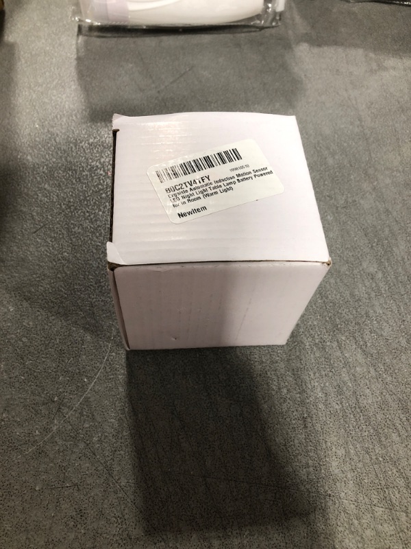 Photo 1 of Automatic Induction Motion Sensor LED Night Light Table Lamp Battery Powered for in Room (Warm Light)