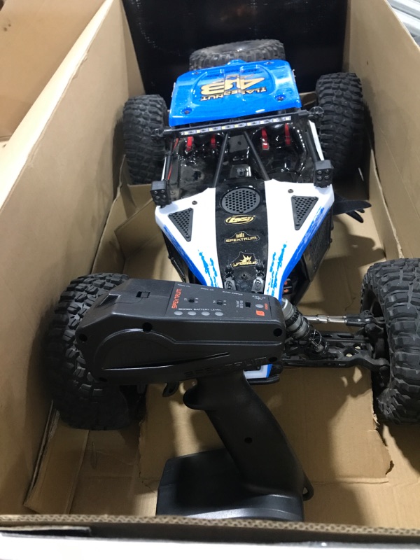 Photo 2 of Losi 1/10 Lasernut U4 4 Wheel Drive Brushless RTR Battery and Charger not Included with Smart ESC Blue LOS03028T1