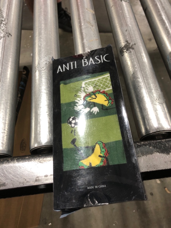 Photo 2 of ANTI BASIC Novelty Socks Gift for Men Game Corgi World Cup Soccer Beer Fox Snake Break a Leg Socks …