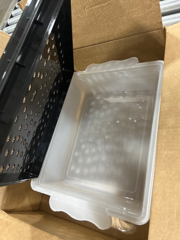 Photo 2 of King Kooker 1113BK Plastic Breader Box (2 pack) 
