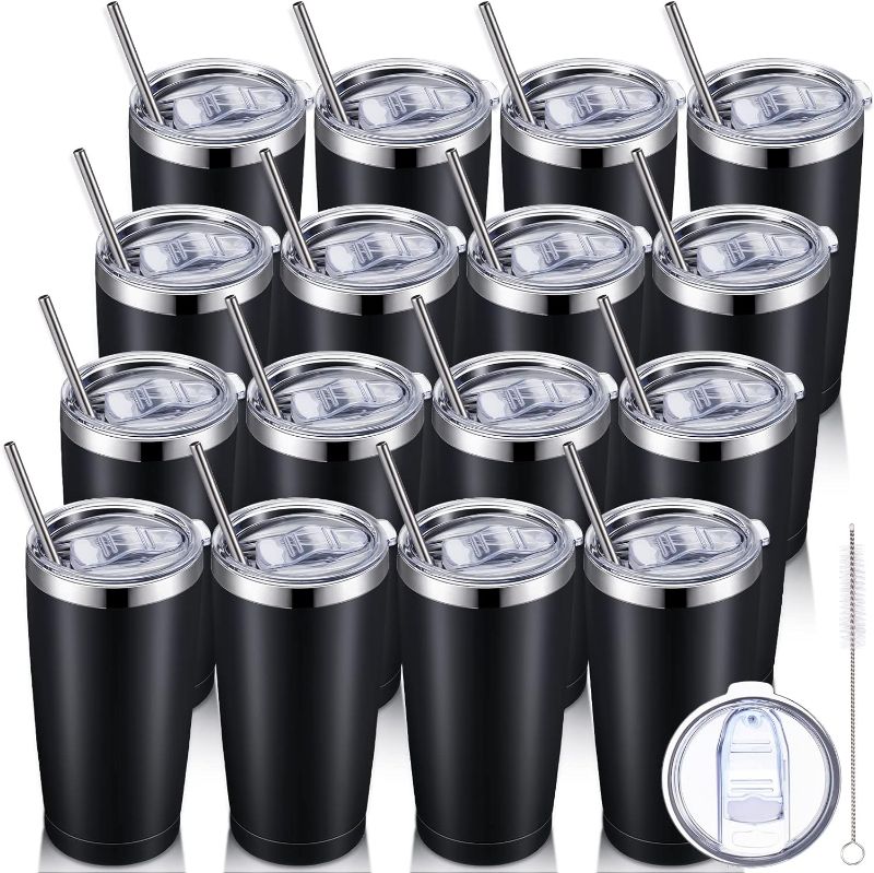 Photo 1 of 16 pack insulated Travel tumblers 20 oz
