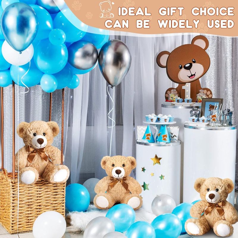 Photo 1 of Zhanmai 6 Pcs Bears Stuffed Animal Brown Bears Bulk Plush Bear Toys for Baby Shower Decorations Props Gender Reveal Animal Doll Birthday Party (Light Brown) 
Stock picture similar