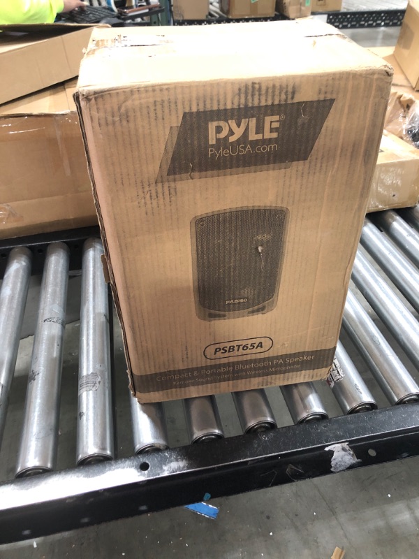 Photo 2 of Portable Bluetooth PA Speaker System - Indoor Outdoor Karaoke Sound System w/Wireless Mic, Audio Recording, Rechargeable Battery, USB/SD Reader, Stand Mount, for Party, Crowd Control - Pyle