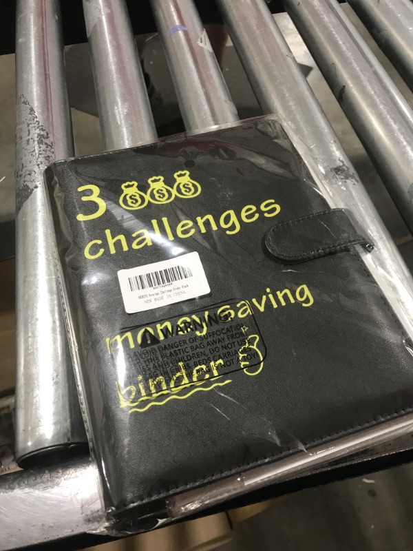 Photo 2 of 100 envelopes Money Saving Challenge,$5050 Money Saving Binder w/Cash envelopes,A5 Envelope Savings Challenge Book,Cash Stuffing Binder w/Numbers Pouches for Women&Budgeting Planner(Black)