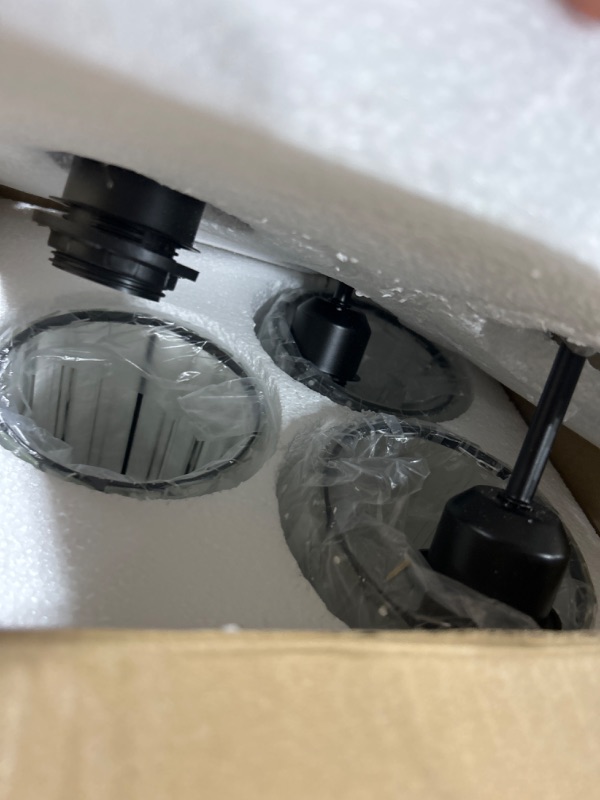 Photo 1 of 3-Light Crystal Semi Flush Mount Ceiling Light, 11.8inch Industrial Black Crystal Chandelier, Close to Ceiling Light Fixtures with Crystal Shade for Kitchen, Entryway Living Room, Bedroom, Hallway 111.8"x11.4"-black