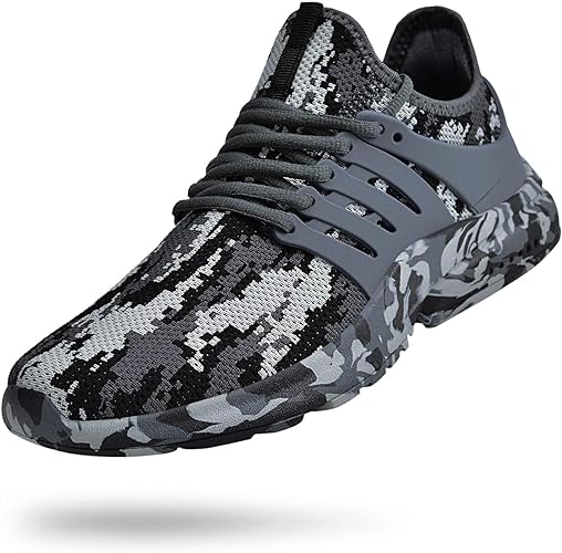 Photo 1 of 10 - Biacolum Mens Running Shoes Non Slip Athletic Walking Fashion Sneakers