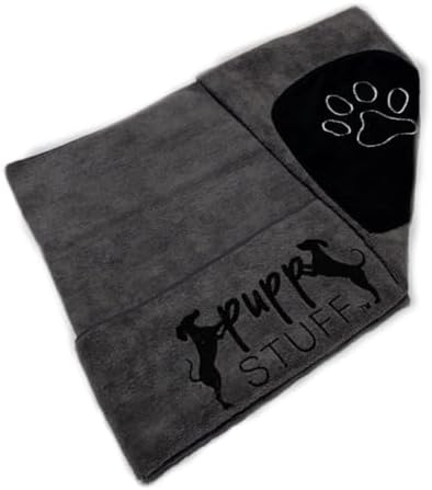 Photo 1 of Pupp Stuff Microfiber Cloth Dry Dog Towel- . Quick Dry, Absorbent Bath Towel for Dogs, Ideal for Drying Pupps