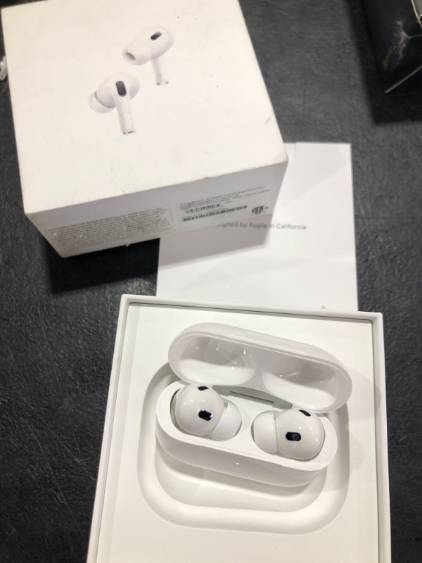 Photo 1 of Apple AirPods Pro (2nd Generation) Wireless Ear Buds with USB-C Charging, Up to 2X More Active Noise Cancelling Bluetooth Headphones, Transparency Mode, Adaptive Audio, Personalized Spatial Audio USB-C Without AppleCare+