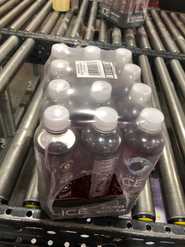 Photo 3 of Sparkling Ice, Black Raspberry Sparkling Water, Zero Sugar Flavored Water, with Vitamins and Antioxidants, Low Calorie Beverage, 17 fl oz Bottles (Pack of 12) exp 7/19/2024 