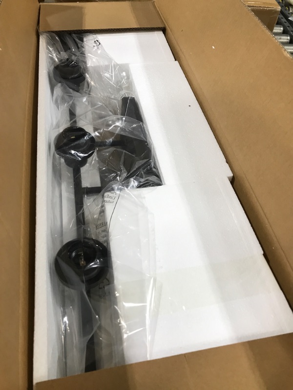 Photo 1 of 5-Light Wall Light Fixtures MELUCEE Vanity Lights Bathroom Fixtures Oil Rubbed Bronze Finished with Clear Glass