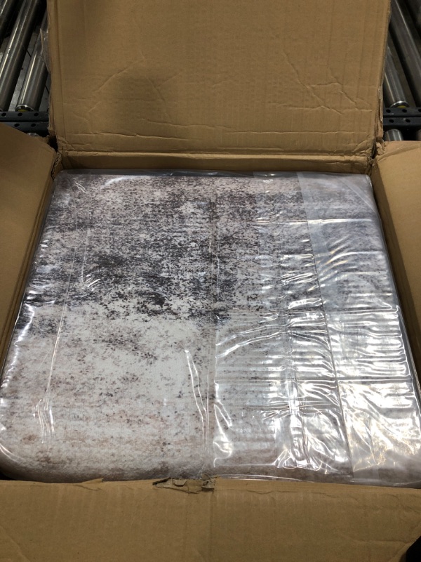 Photo 1 of UERMEI 8x10 Area Rug Living Room Rugs - Washable Neutral Modern Abstract Soft Thin Large Rug Grey 8' x 10'