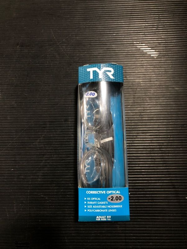 Photo 2 of TYR Corrective Optical Swim Goggles Clear - 2.0 RX