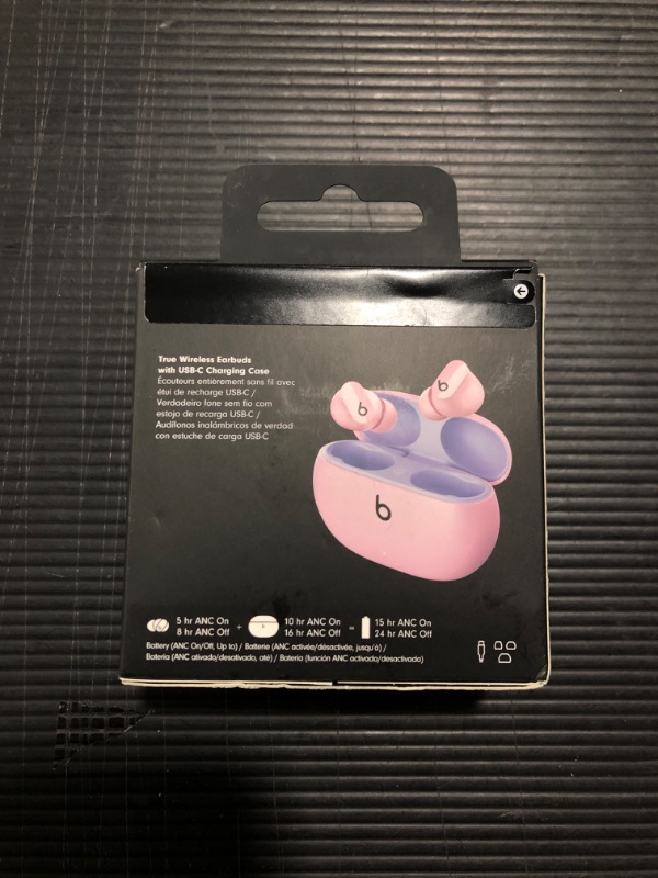 Photo 2 of Beats Studio Buds - True Wireless Noise Cancelling Earbuds - Compatible with Apple & Android, Built-in Microphone, IPX4 Rating, Sunset Pink