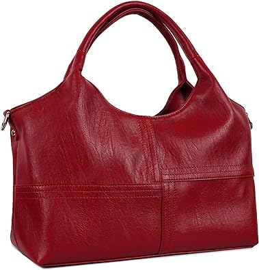 Photo 1 of KOGTLA Womens Leather Handbags Tote Bag Shoulder Bag Top Handle Satchel Ladies Purse Crossbody Hobo Bag
