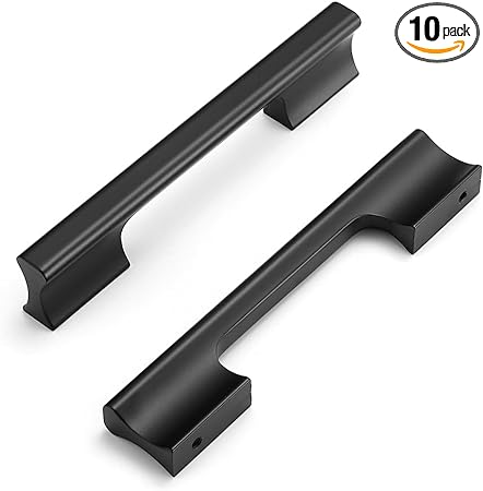 Photo 1 of 10 Pack 6.3 Inch(160mm) Matte Black Cabinet Handles Kitchen Cabinet Pulls for Drawers and Doors Kitchen Cabinet Hardware
Brand: Dazzleeta