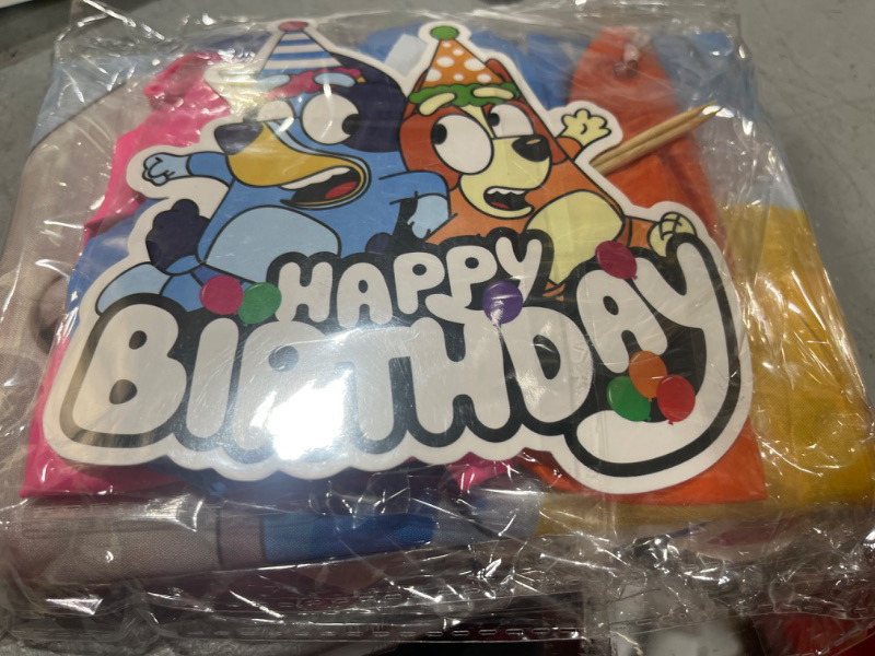 Photo 1 of Birthday Party Supplies Bluey