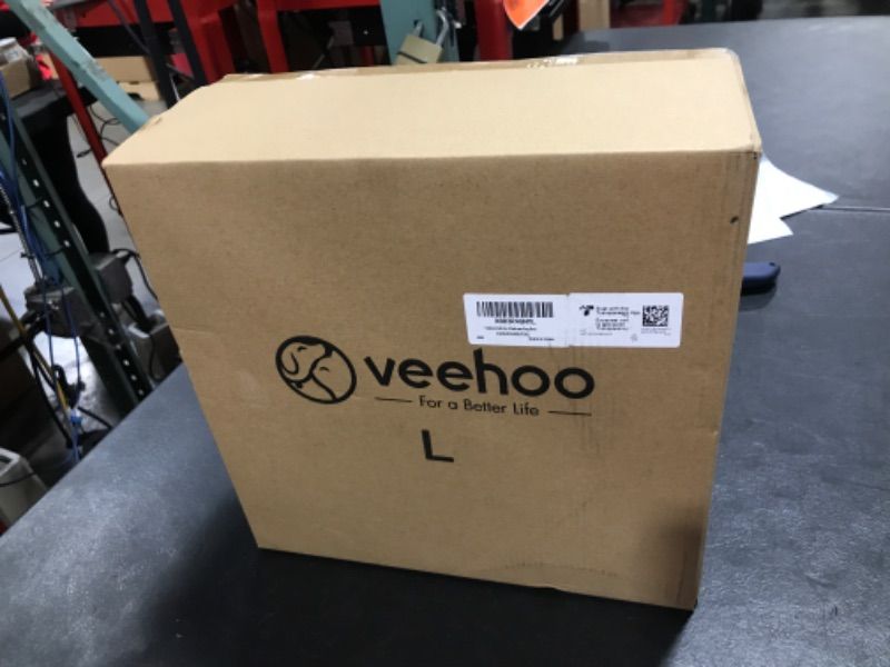 Photo 1 of Veehoo Inflatable Dog Bed for Large Dogs - Big Dog Crate Bed with Waterproof Air Mattress and Removable Washable Cover, Portable Foldable Pet Bed for Travel Camping, Large, Khaki L (41.5"x29.5"x4.7") Khaki