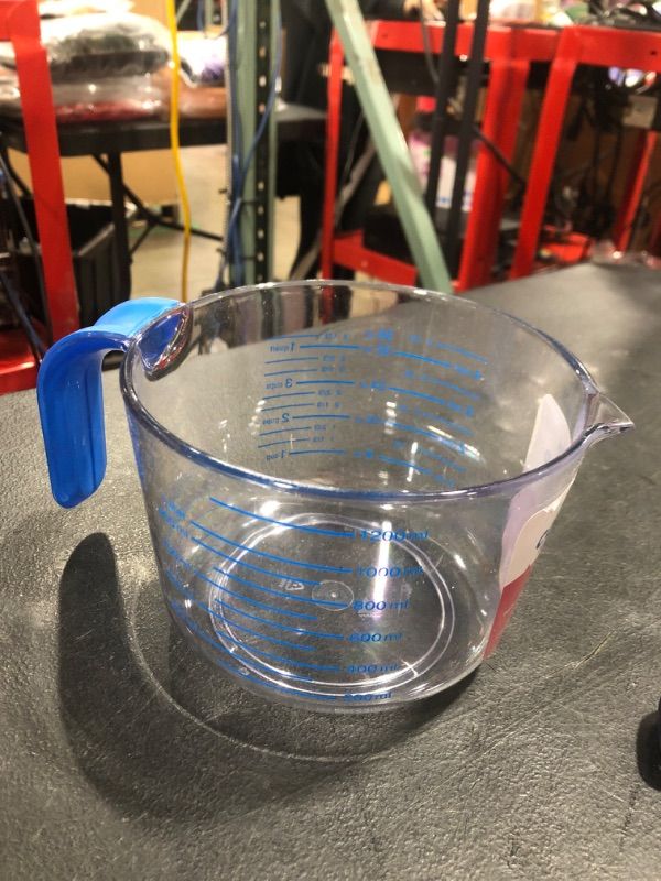 Photo 1 of Arrow Plastic Measuring Cups for Liquids, 4.5 Cups - With Cool-Grip Handle - BPA-Free, Stackable Measuring Cups with Spout and Clear Measurements - Microwave and Dishwasher Safe