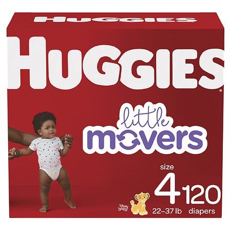 Photo 1 of HUGGIES DIAPERS LITTLE MOVERS SIZE 4 120P