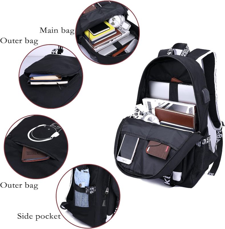 Photo 1 of Asge School Backpack Boys Teens Nylon Large School Bags Girls Satchels Children Backpacks Football Printing School Bags for 8-15 Years School Bags for Boys...