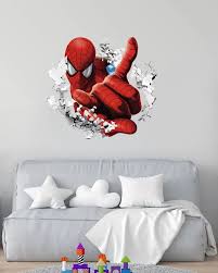Photo 1 of Kids Superhero Wall Decals Hero Wall Poster Decal Stickers Wall Decal Peel and Stick for Boys Bedroom Playroom Wall Decor