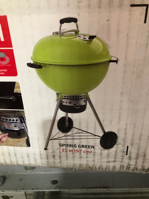 Photo 1 of Weber Master-Touch 22" Charcoal Grill, Spring Green Spring Green Grill Only