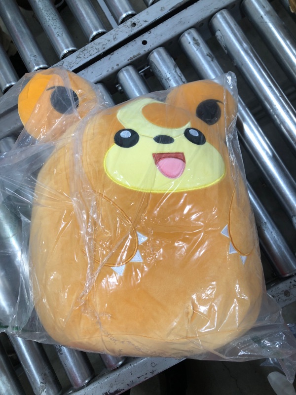 Photo 1 of Squishmallows Pokemon 14-Inch Teddiursa Plush - Add Teddiursa to Your Squad, Ultrasoft Stuffed Animal Medium Plush, Official Kelly Toy Plush