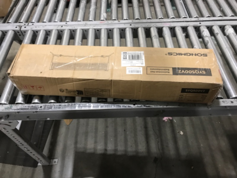 Photo 1 of SONGMICS Badminton Net Set, Portable Sports Set for Badminton, Tennis, Kids Volleyball, Pickleball, Easy Setup, Nylon Net with Poles, for Indoor Outdoor Court Blue 16.5FT