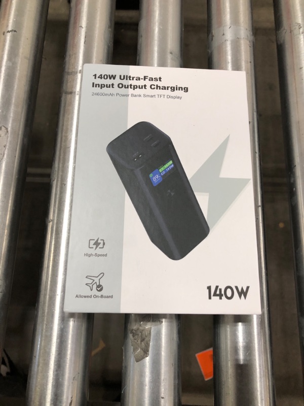 Photo 3 of 140W Power Bank, 24600mAh 3-Port PD3.1 Portable Charger Power Bank/Portable Charger USB C with Two 140W C Port & One USB Port/USB C Power Bank Compatible with Phone 15/14/13, Samsung, Tablets, Laptops