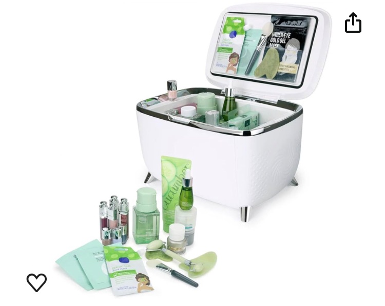 Photo 1 of PERSONAL CHILLER 6.2L SkinCare Fridge, Portable Cosmetic Mini Fridge, Low Noise Small Refrigerator for Beauty Products, Beverage, Home, Bedroom