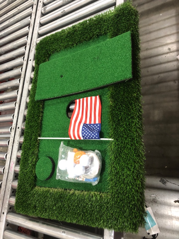 Photo 2 of PLBBJHFloating Golf Green for Pool, Various Sizes (35"x24"/47"x35"/63"x47") to Suit Your Needs, Floating Chipping Green-Ideal for 2-4 Golfers Competing and Improving Skills in Outdoor and Pool Games
