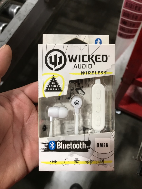 Photo 2 of Wicked Audio WIBT1755 Omen Bluetooth Earbud - White