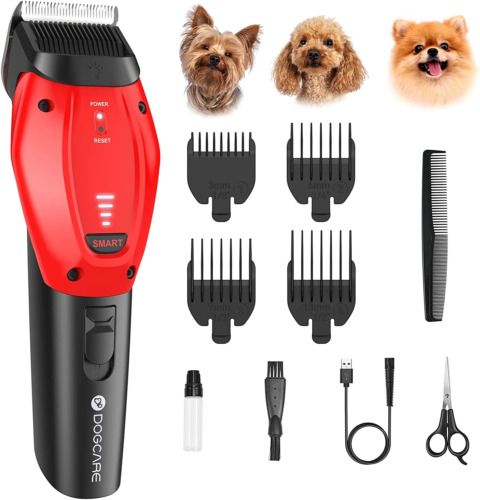 Photo 1 of DOG CARE Smart Dog Clippers, Cordless Grooming Clipper Kit with Heatproof Bla...
