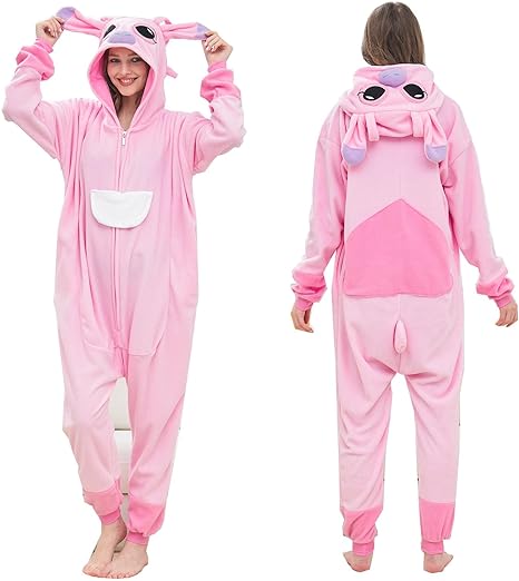 Photo 1 of XL Adult Onesie Animal Pajamas,Cosplay Sleepwear Halloween Costume for Women Men
