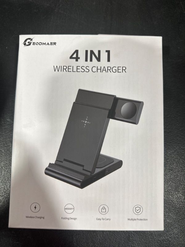 Photo 1 of Wireless Charger for Samsung Charging Station, 3 in 1 Android Phone Wireless Charger for Samsung Galaxy S24 Ultra/S23 Ultra/Z Flip 5/Fold 5/Bud, Charger for Galaxy Watch 6/5/4(Only for Samsung Watch)
