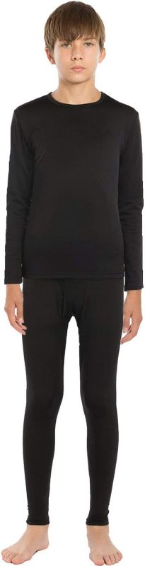 Photo 1 of 10yrs ViCherub Thermal Underwear Set for Boys Long Johns Fleece Lined Kids Base Layer Thermals Sets Boy

