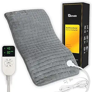 Photo 1 of XL Heating Pad for Back Pain Relief Electric Heating Pads for Cramps with Auto Shut Off 6 Heat Settings for Neck Shoulder with Machine Washable FSA Heat Pad Gifts for Women Men 24 x 12 Inches