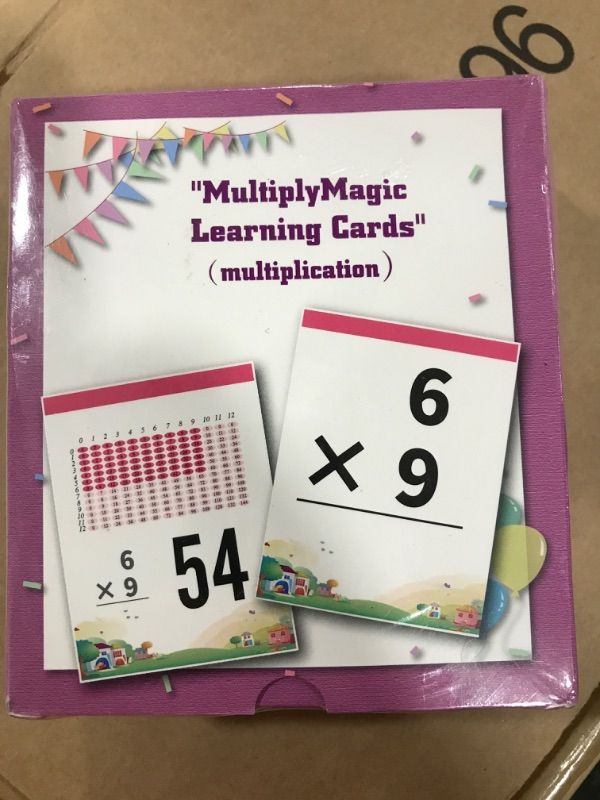 Photo 1 of multiply magic learning cards