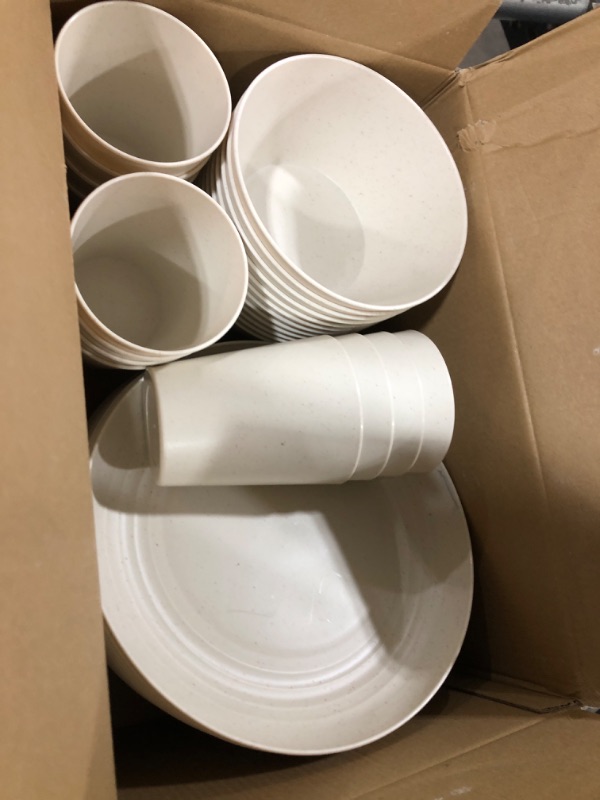 Photo 1 of PLASTIC DINNERWARE PACK 