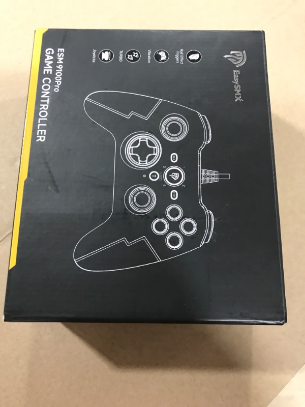 Photo 2 of EasySMX PC Wireless Controller, Gaming Controller for Computer,Laptop,PS3,Android TV BOX, Nintendo Switch and Tesla with Turbo, Dual Vibration and 4 Programmable Keys,