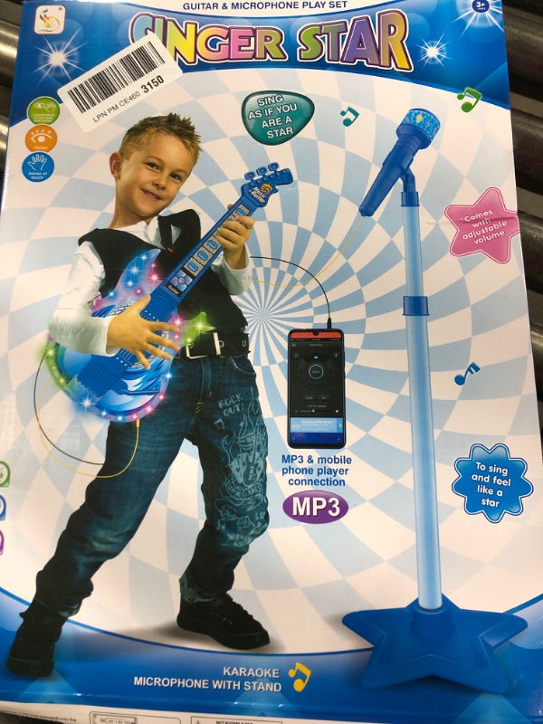 Photo 1 of guitar and microphone play set 