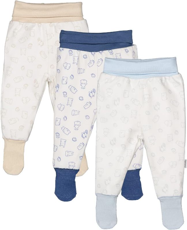 Photo 1 of Bebetto Baby & Kids Unisex Baby Pants with Socks Pack of 3 Pcs%100 Cotton