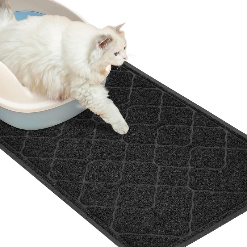 Photo 1 of  Cat Litter Mat, Large Kitty Litter Box Mat