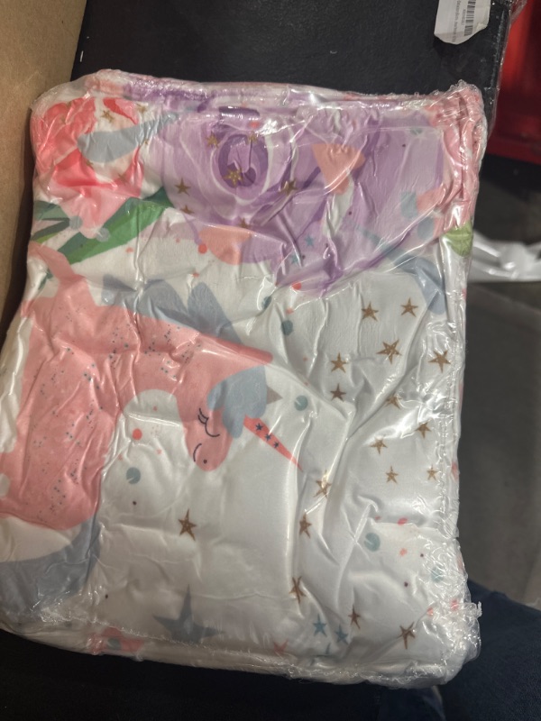 Photo 1 of AHMAFA Unicorn Blanket Comfort Warm Lightweight Throw Soft Flannel Blankets Gifts for Boys Girls Adults Home Bedding (60"x50")