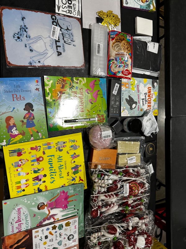 Photo 1 of BOX LOT MISC. ITEMS A LOT OF BOOKS FINAL SALE NO RETURNS 