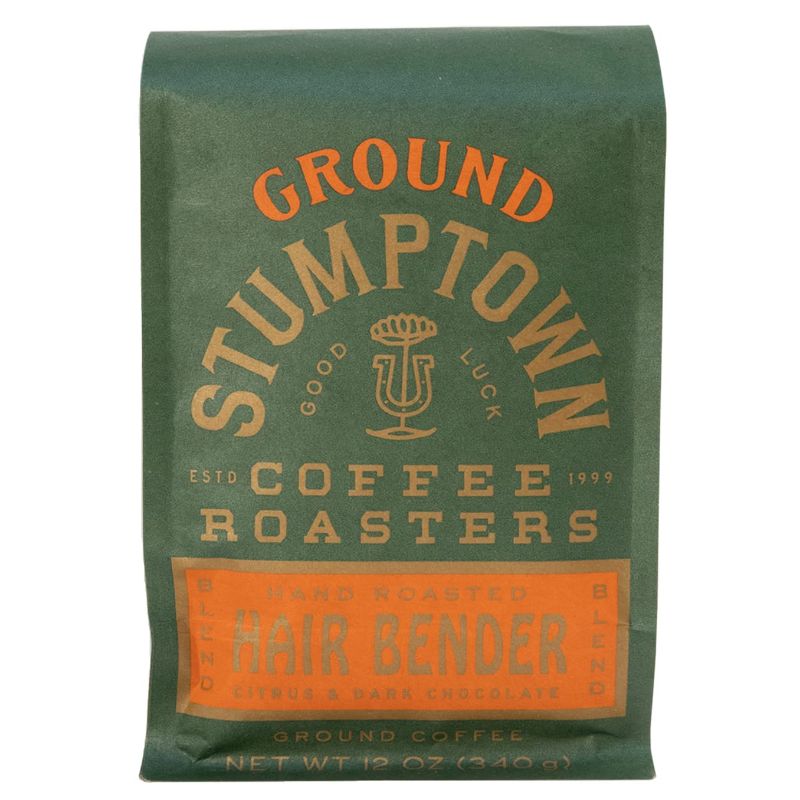 Photo 1 of Stumptown Coffee Roasters, Medium Roast Ground Coffee Gifts - Hair Bender 12 Ounce Bag, Flavor Notes of Citrus and Dark Chocolate