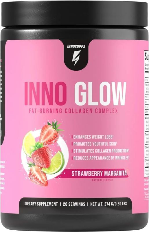 Photo 1 of InnoSupps Inno Glow Collagen Blend Infusion for Beauty & Wellness (Strawberry Margarita) 20 Servings
EXP: 07/2025